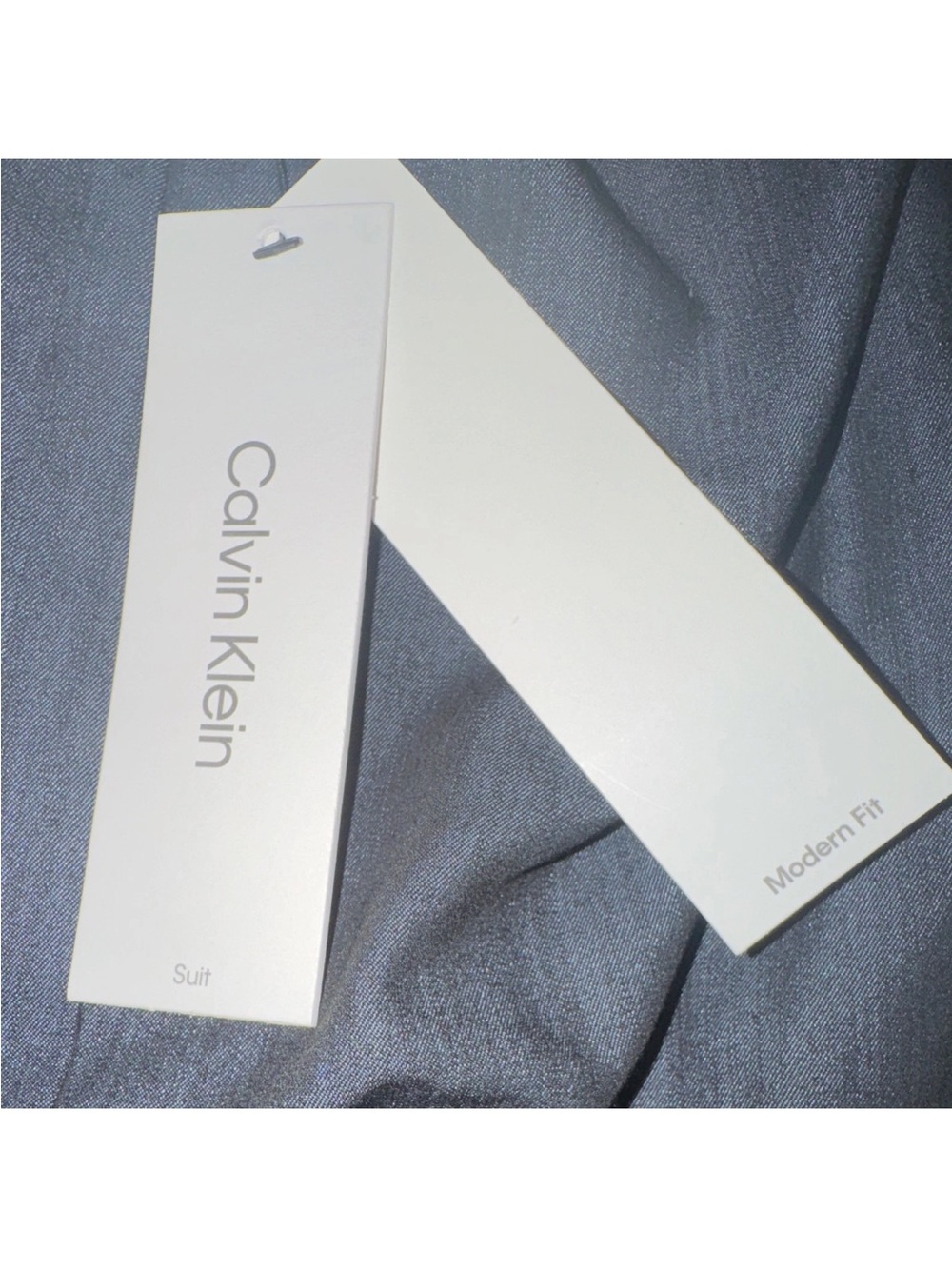 Calvin Klein Charcoal Flat Front Dress Shorts - Picture 4 of 4